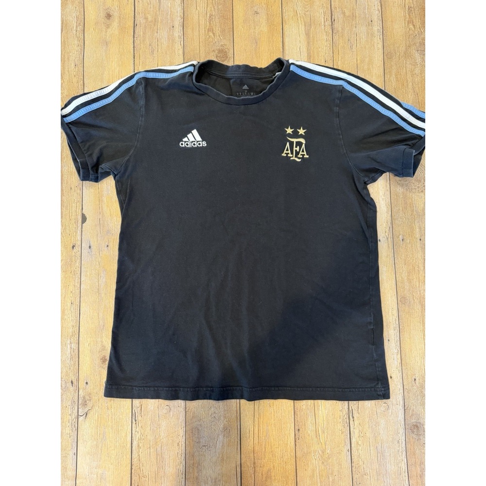 Adidas Argentina DNA T-Shirt Black sz Med. World Cup 2022 Messi Originals